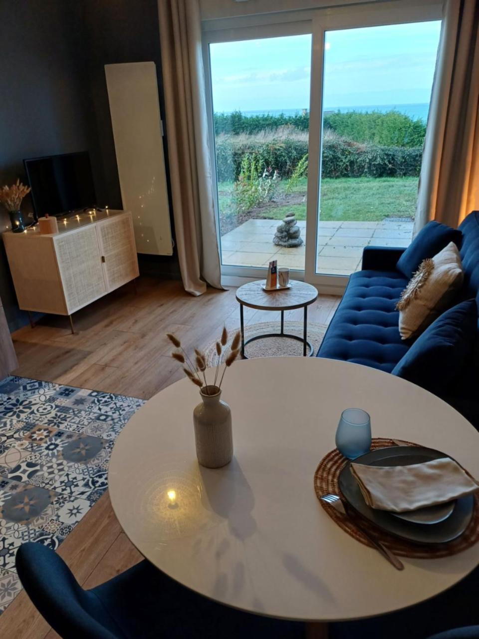 Bienvenue Au Studio L'Escale Bleue Avec Vue Mer Et Sur Le Cap Frehel Сен-Каст-ле-Гильдо Экстерьер фото