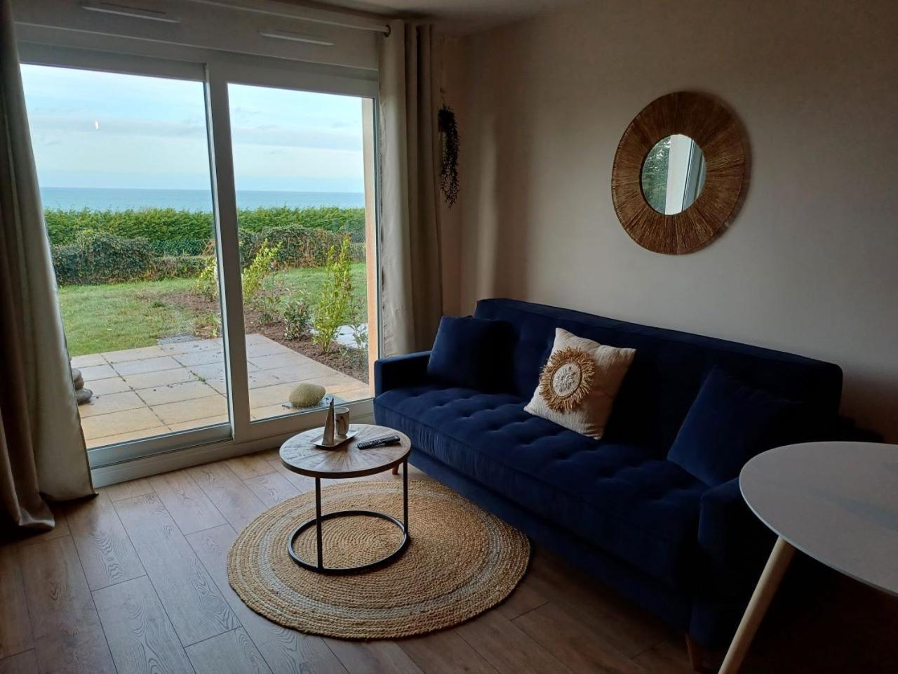 Bienvenue Au Studio L'Escale Bleue Avec Vue Mer Et Sur Le Cap Frehel Сен-Каст-ле-Гильдо Экстерьер фото